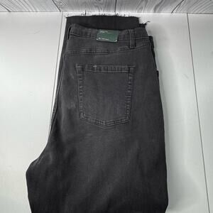 Wild Fable Jeans Womens 18 Black Distressed High Rise Straight Leg Jeans New